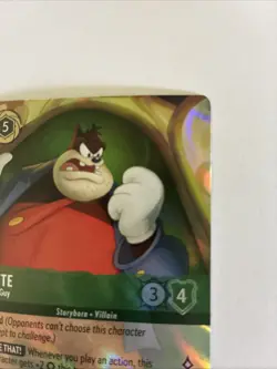 Disney Lorcana Pete Bad Guy Enchanted Pack Fresh Into Protection Never Played - Image 3