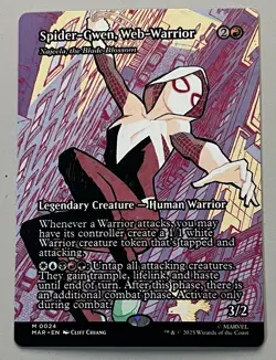 MTG Marvel Universe Najeela Legendary Creature MYTHIC REGULAR #0024 - Image 1