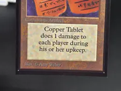 Copper Tablet - Collector's Edition CE Beta Reprint NM/Mint *CCGHouse* - Image 4
