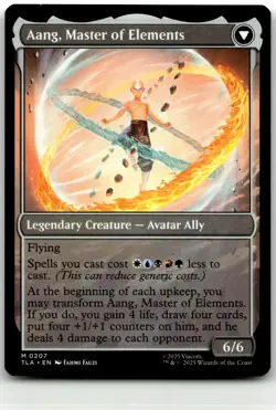 MTG Avatar Aang // Aang, Master of Elements Avatar: The Last Airbender TLA #207 - Image 2