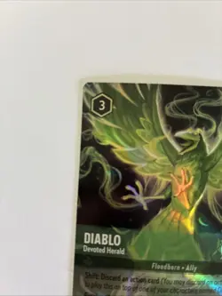 Diablo Devoted Herald Enchanted Disney Lorcana Pack Fresh Into Protection - Image 2