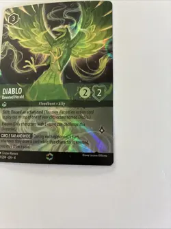 Diablo Devoted Herald Enchanted Disney Lorcana Pack Fresh Into Protection - Image 5