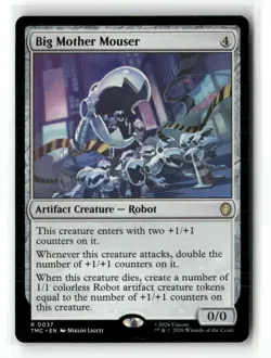 Big Mother Mouser 37 Commander: TMNT Magic: The Gathering NM - Image 1