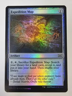 Mtg - Expedition Map (Foil) - Double Masters (2XM) - Common - #255 - NM - Image 1