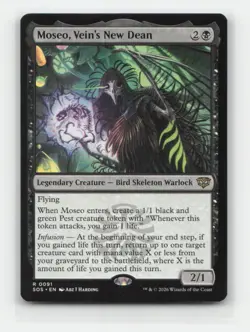 Moseo, Vein's New Dean 91 SOS Secrets of Strixhaven Magic MTG NM - Image 1