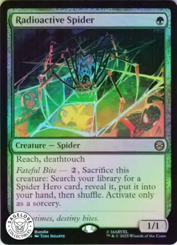 Radioactive Spider Promo - Foil - Universes Beyond: Spider-Man - 285 NM - Image 1