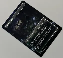 MTG Lorwyn Eclipsed Temple Garden Land - Forest Plains RARE REGULAR #0351 - Image 2