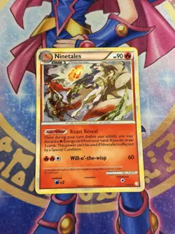 Ninetales - Holo 7/123 Holo Rare Pokemon HeartGold SoulSilver NM - Image 1