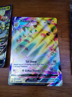 Pokemon Cards Jumbos Over Sized Cards Pikachu Vmax and More ×8 cards. - Image 2