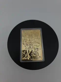 Near Mint! Pokemon - Mewtwo Nintendo 23k Gold Plated Burger King Trading Card - Image 2