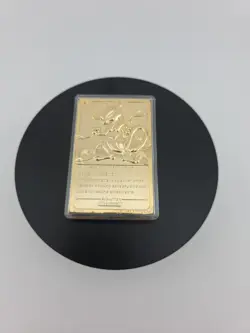 Near Mint! Pokemon - Mewtwo Nintendo 23k Gold Plated Burger King Trading Card - Image 3