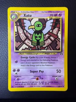 HP Neo Discovery Xatu 52/75 Uncommon Pokemon - Image 1