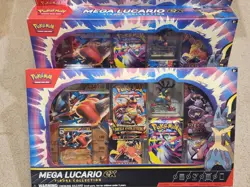 Pokemon TCG Mega Lucario ex Premium Figure Collection Box Factory Sealed - Image 1