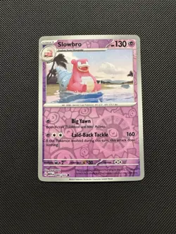 Pokemon TCG Slowbro 080/165 Sv: Scarlet & Violet 151 Reverse Holofoil Near Mint - Image 1