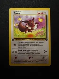 Eevee 1999 Pokemon Jungle 1st Edition Common #51/64 - Image 1