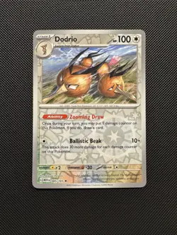 Pokemon TCG Dodrio 085/165 Sv: Scarlet & Violet 151 Reverse Holofoil Near Mint - Image 1