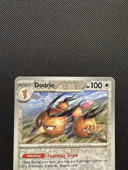 Pokemon TCG Dodrio 085/165 Sv: Scarlet & Violet 151 Reverse Holofoil Near Mint - Image 2