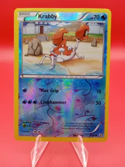 2016 Pokemon Xy Generations Krabby #21 Extremely LP - Image 1