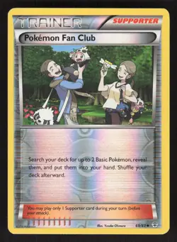 Pokemon TCG Generations Reverse Holo Pokemon Fan Club #69/83 - Image 1