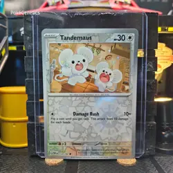 Tandemaus Paradox Rift Reverse Holo Pokemon TCG 153/182 Scarlet & Violet Common - Image 1