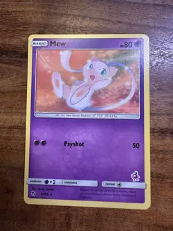 Pokemon Mew Hidden Fates 32/68 Regular Rare Mewtwo Stamp - Image 1