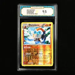 TQG 9.5 Mint+ 2015 Pokemon ENG Mamoswine #XY-87 82/162 HOLO - Image 2