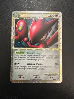 Pokemon TCG -FRENCH- Scizor 186/191 - LP - PRIME Holo Rare - Undaunted - Cizayox - Image 1