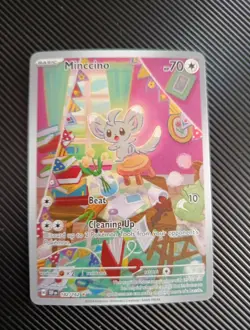 Minccino - 182/162 - Temporal Forces Illustration Rare - Pokemon NM - Image 1