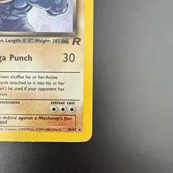 Pokemon TCG Dark Machamp Rare Holo 10/82 Team Rocket WOTC 2000 - Image 5