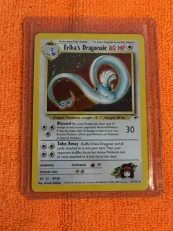 Pokemon Erikas Dragonair Holo - Gym Heroes - 4/132 PLUS EXTRA - Image 2