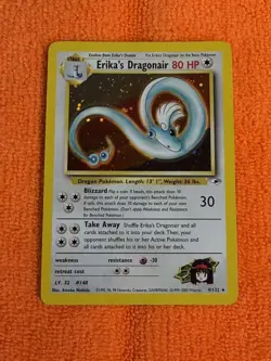 Pokemon Erikas Dragonair Holo - Gym Heroes - 4/132 PLUS EXTRA - Image 4