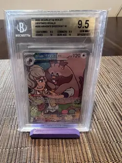 Pokemon TCG Arven's Greedent Card 205/182 Sv10 BGS 9.5 Gem Mint English IR - Image 1