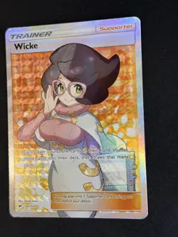 Pokemon TCG Wicke Burning Shadows 147/147 Holo Full Art Ultra Rare - Image 3