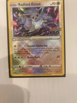 Radiant Eevee - SWSH230 - SWSH Black Star Promos Pokemon SWSH Bla NM - Image 2