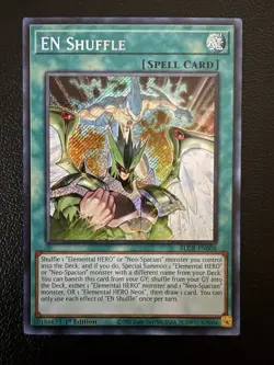 Yu-Gi-Oh! TCG EN Shuffle BLCR-EN008 Crystal Revenge Spell Secret Rare 1st Konami - Image 1