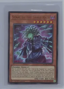 YuGiOh - Stare of the Snake Hair - Maze of Muertos - Ultra Rare - Holo - - Image 1