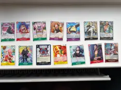 One Piece Trading Card Game - Trading Cards - All Shown - Card Bundle - Image 1