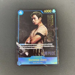 One Piece Card Game Roronoa Zoro P-056 Premium Card Collection Live Action - Image 1