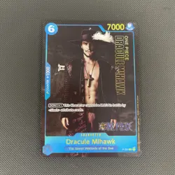 One Piece Card Game Dracule Mihawk P-052 Premium Card Collection Live Action - Image 1