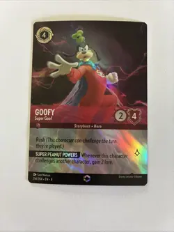 Goofy Super Goof Enchanted Disney Lorcana Pack Fresh And Into Protection - Image 1