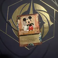 Disney Lorcana Mickey Mouse True Friend 10/P3 DVC Member Cruise Exclusive - Image 1