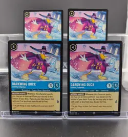 Disney Lorcana Darkwing Duck - Dashing Gadgeteer 150/204 Winterspell SR 4 Cards - Image 1