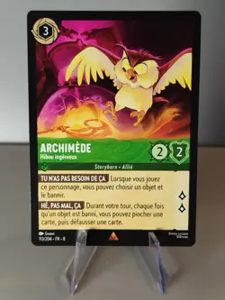 Carte LORCANA FR - Chapitre 8 113/204 Archimede - Rare Neuf - Image 1