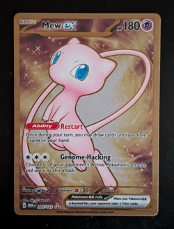 Carta Pokemon MEW EX 205/165 METAL GOLD CARD 151 Ultra Premium UPC ENG - Image 1