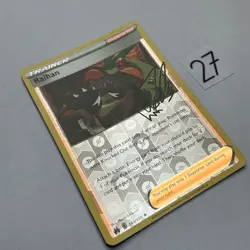 Pokemon Karte Raihan 140/159 Reverse Holo 2023 Crown Zenith Pokemon Trainer - Image 3