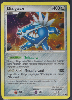 Dialga 6/127 Holo Rare - Platin Set - Deutsch - EXC - Pokemon TCG Karte - Image 1