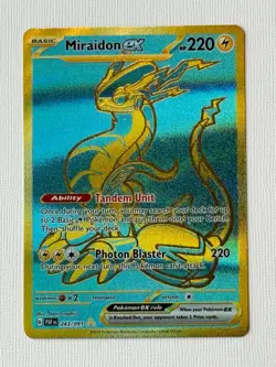 Miraidon ex 243/091 Paldean Fates Hyper Rare Card NM/M Condition - Image 1