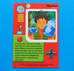 TV4 Rocko Non-Holo Pokemon Karte Topps 1999 Vintage TVAnimationEdition - Image 2