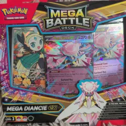 Pokemon Trading Cards Mega Battle Deck Box DIANCIE ex Play Level 2 - Image 1