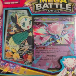 Pokemon Trading Cards Mega Battle Deck Box DIANCIE ex Play Level 2 - Image 3